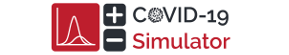 Logo for COVID19 Simulator website