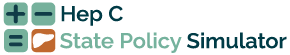 Logo for Hep C State Policy Simulator website